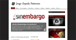 Desktop Screenshot of jorgezepeda.net
